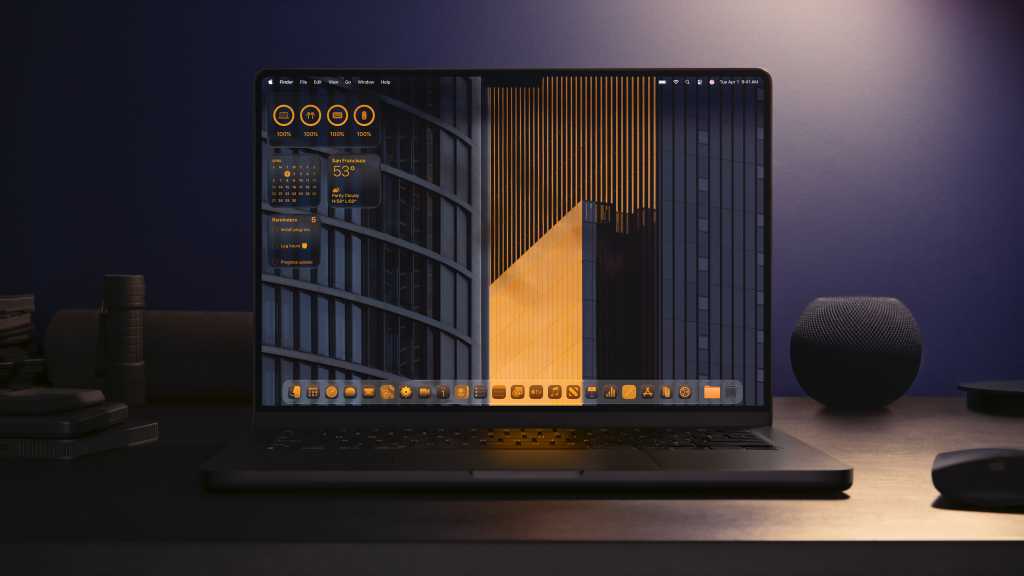 Mac running macOS Tahoe
