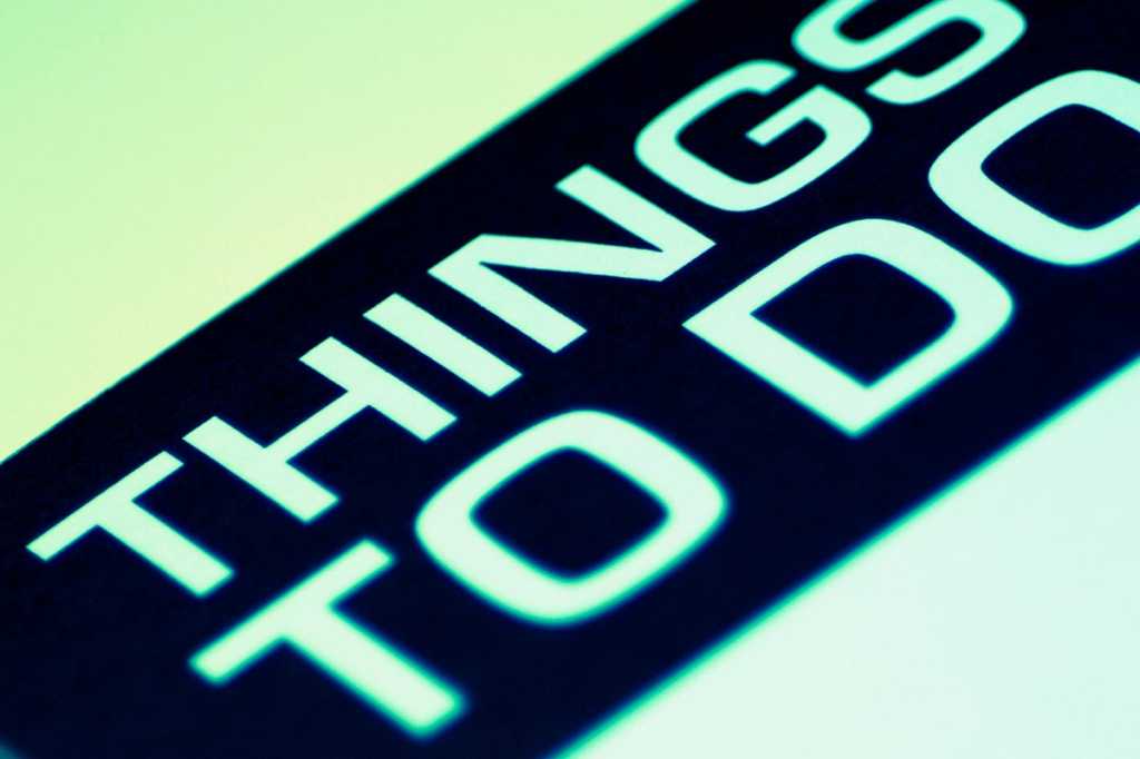 things to do sign list deadlines