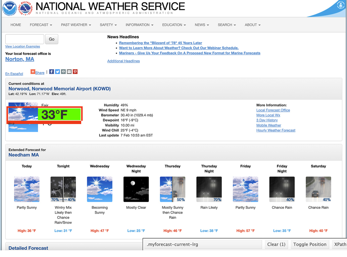 google sheets auto update 02 natl weather svc page